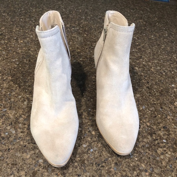 Aldo Shoes - Aldo Women’s Light Tan Suede Booties 8.5